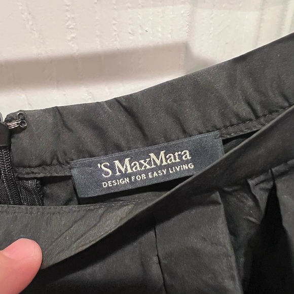 MaxMara Black A-Line Skirt - Picture 4 of 5